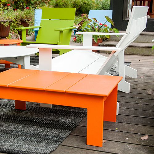 Muebles de jardin de plastico reciclado colección Lollygagger