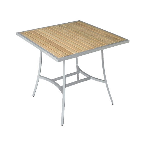 ST-1807 MARSELLA mesa comedor cuadrada chica c/madera